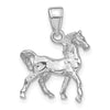 Gold Polished Horse Pendants
