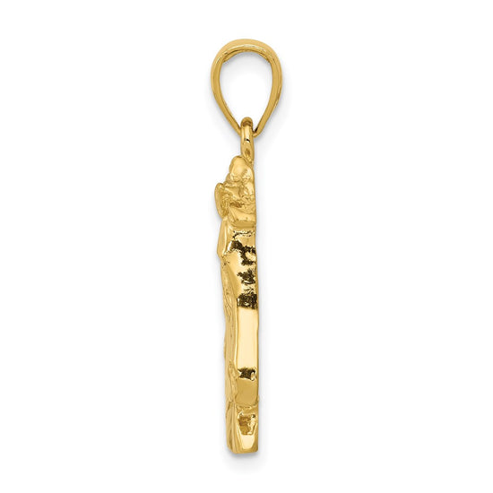 Gold Polished Horse Pendants