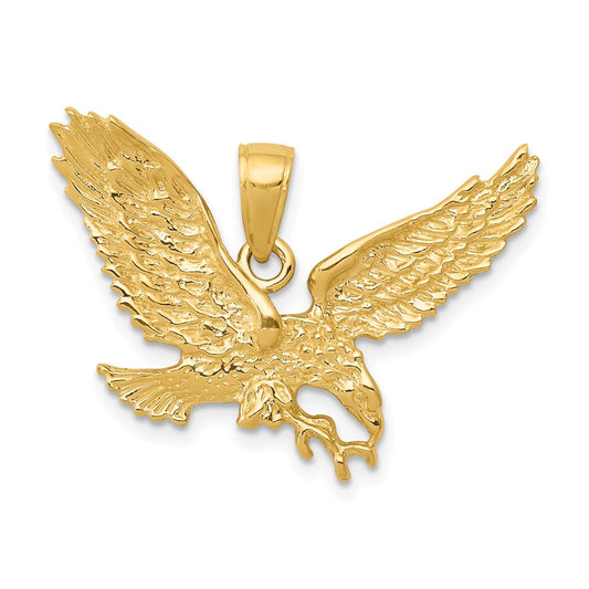 Gold Polished Eagle Pendants