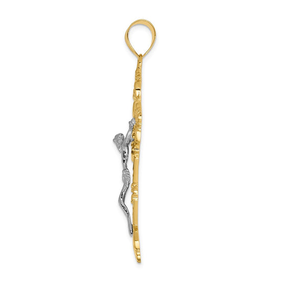 Gold INRI Crucifix Pendants