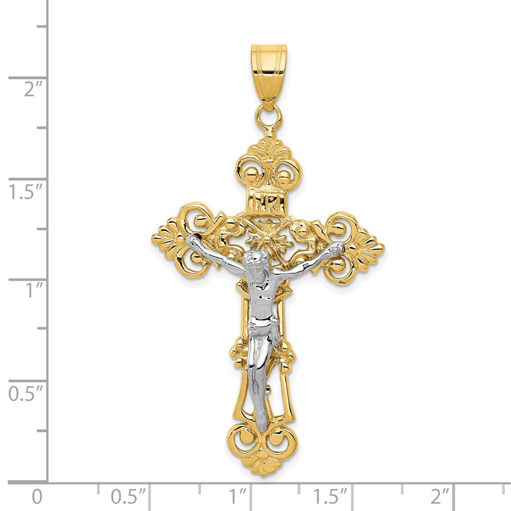 Gold INRI Crucifix Pendants