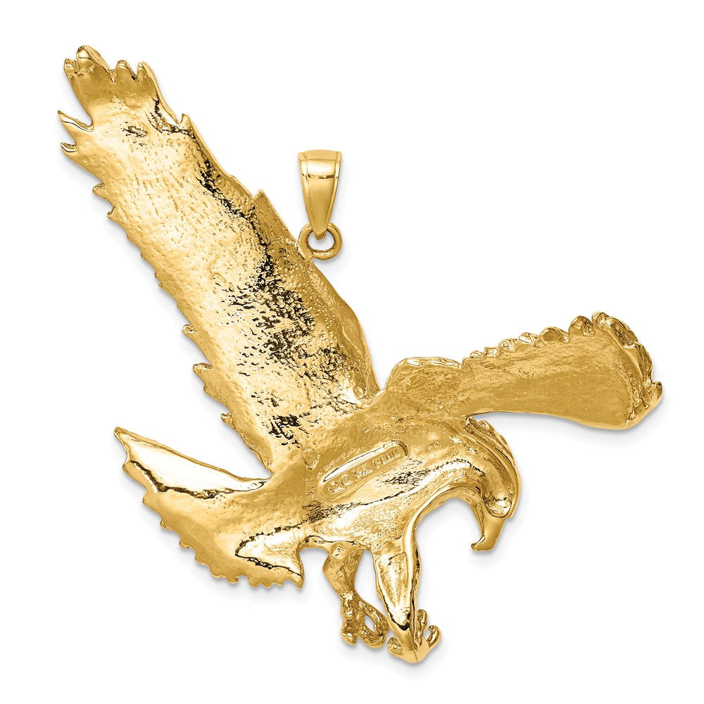 Gold Polished Eagle Pendants