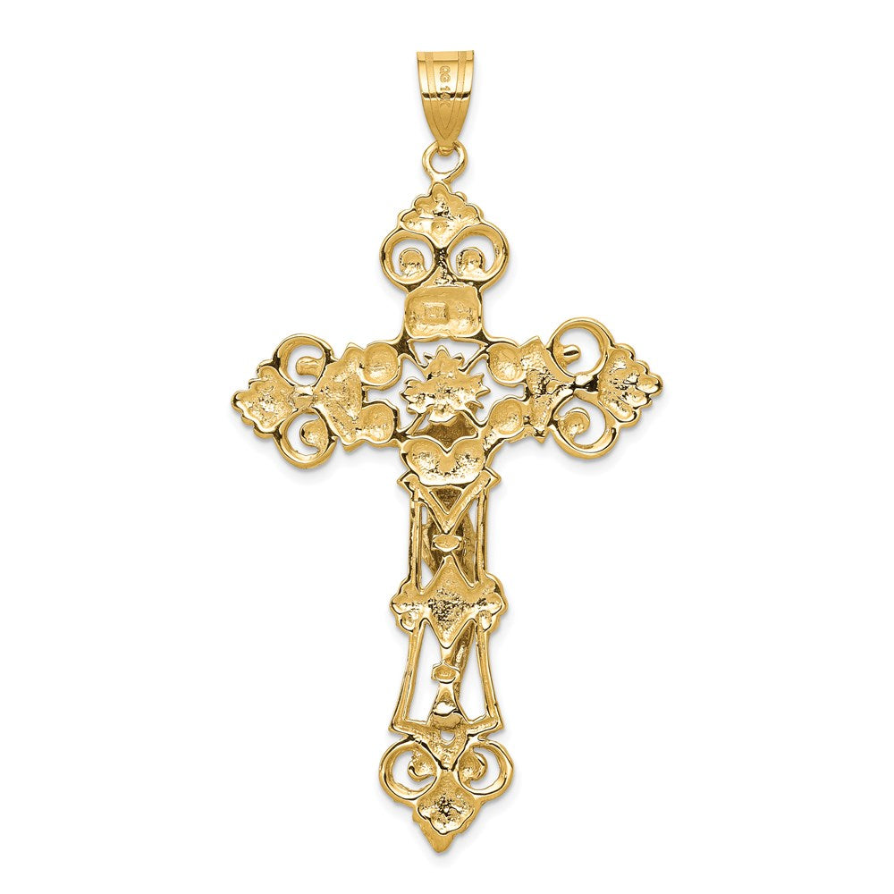 Gold INRI Crucifix Pendants