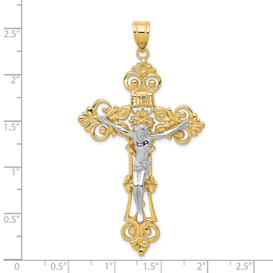 Gold INRI Crucifix Pendants
