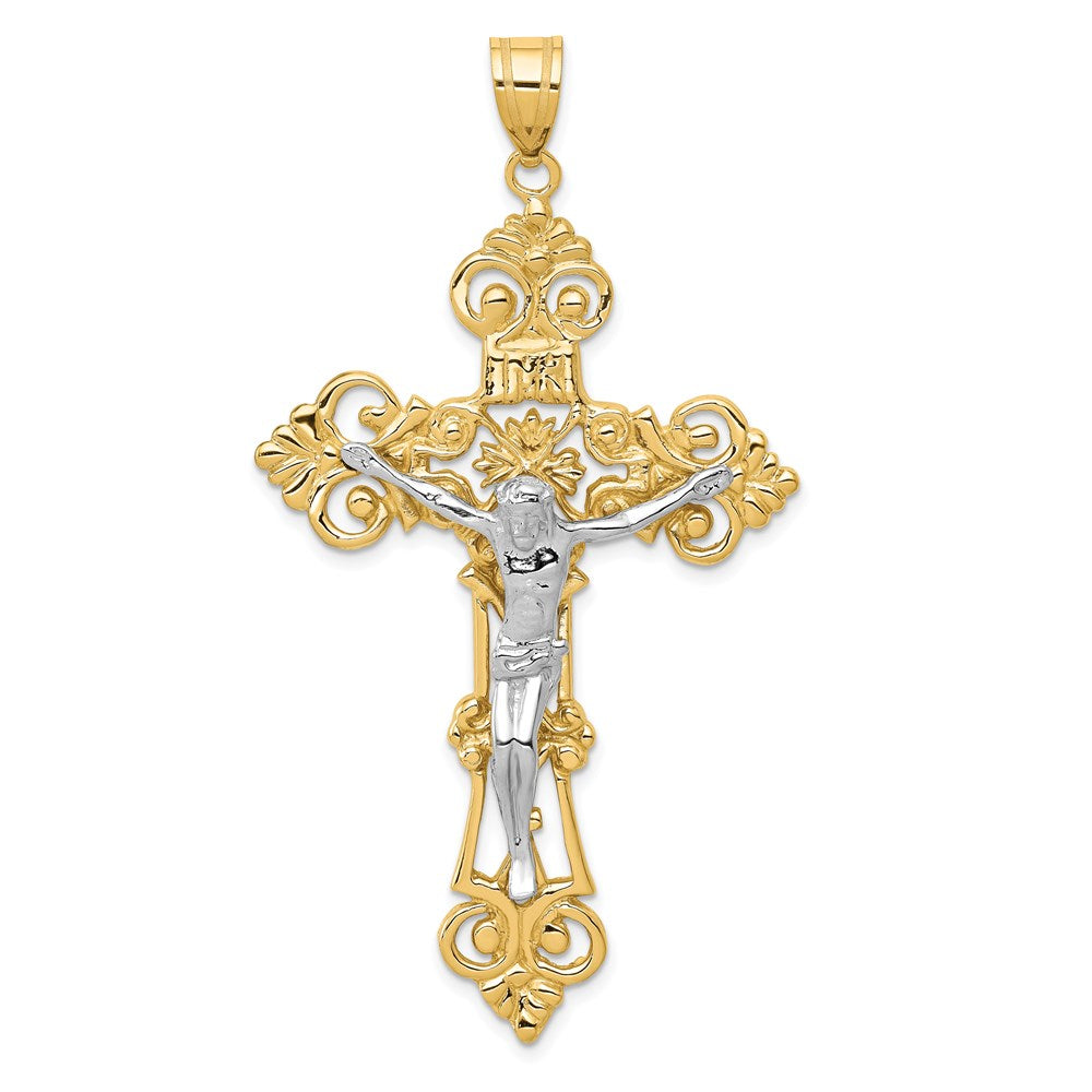 Gold INRI Crucifix Pendants
