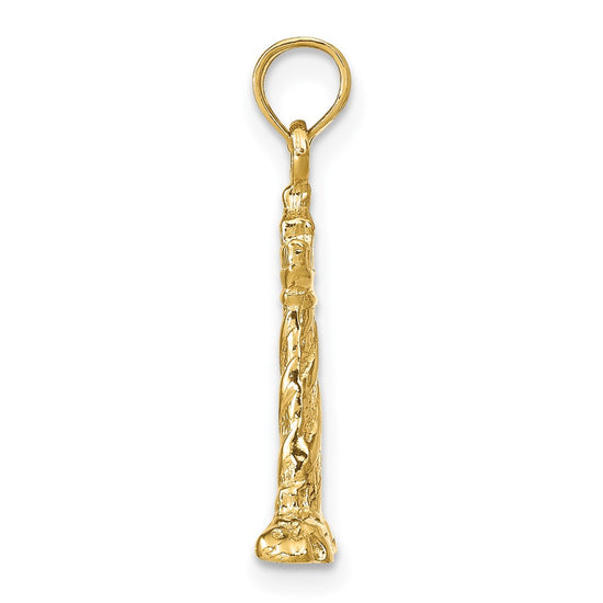 14k 3-D St. Augustine Lighthouse Pendant