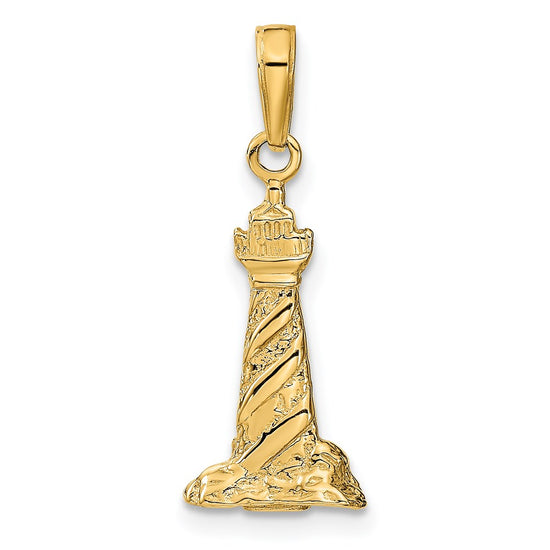 14k 3-D St. Augustine Lighthouse Pendant