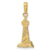 14k 3-D St. Augustine Lighthouse Pendant