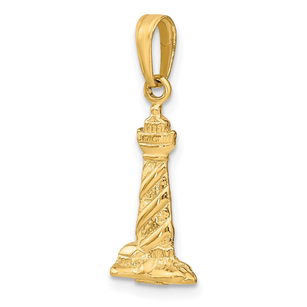 14k 3-D St. Augustine Lighthouse Pendant
