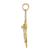 Gold INRI Crucifix Pendants