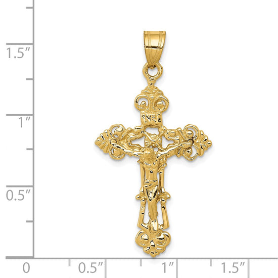 Gold INRI Crucifix Pendants