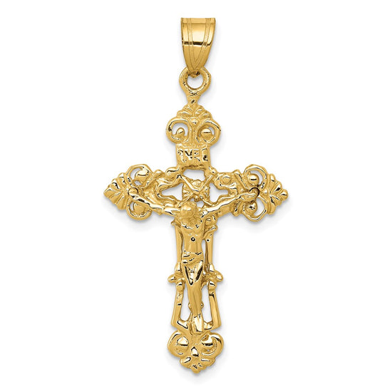 Gold INRI Crucifix Pendants