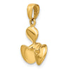 Gold Polished Propeller Pendant