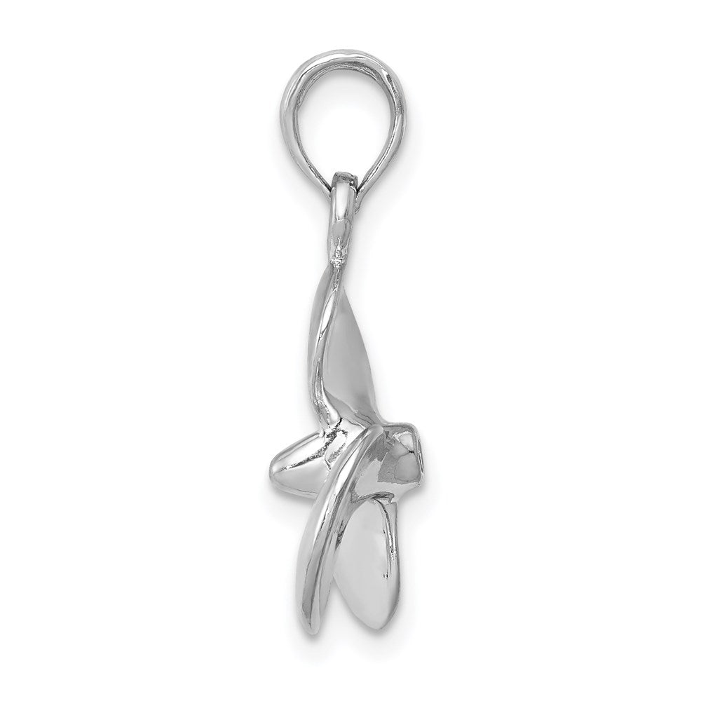 Gold Polished Propeller Pendant