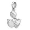 Gold Polished Propeller Pendant