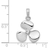 Gold Polished Propeller Pendant