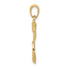 Gold Polished Anchor Pendants