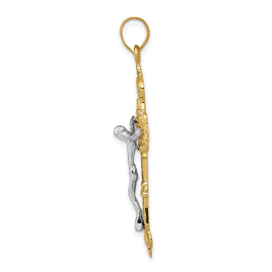 Gold INRI Crucifix Pendants