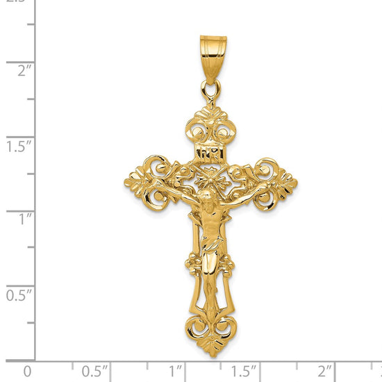 Gold INRI Crucifix Pendants