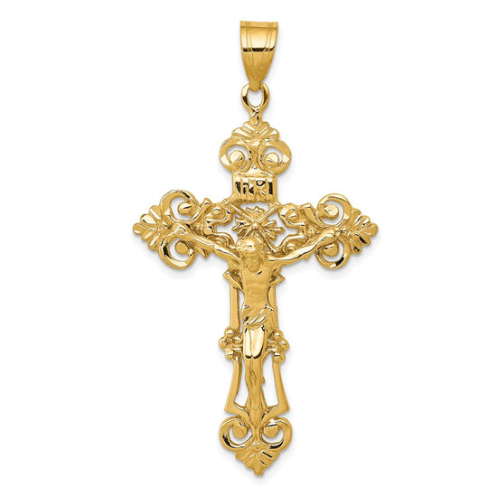 Gold INRI Crucifix Pendants
