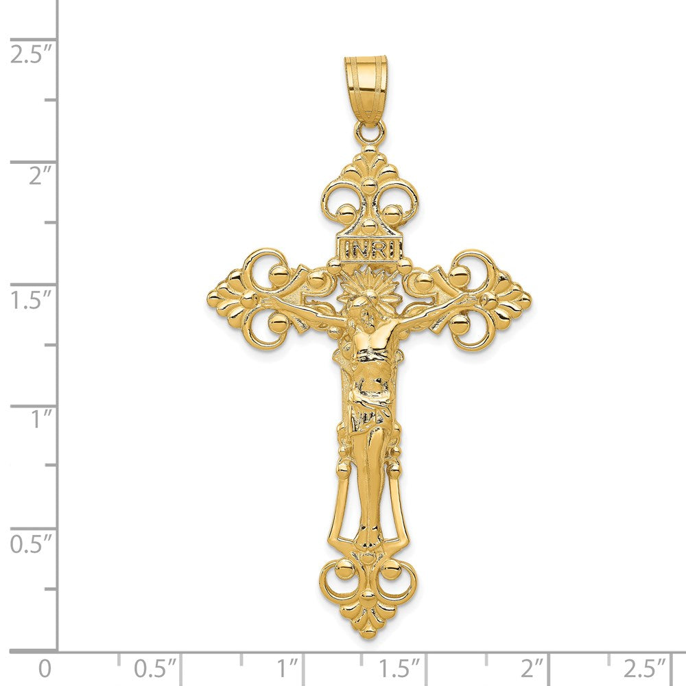 Gold INRI Crucifix Pendants