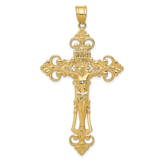 Gold INRI Crucifix Pendants