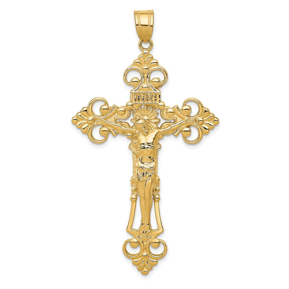 Gold INRI Crucifix Pendants