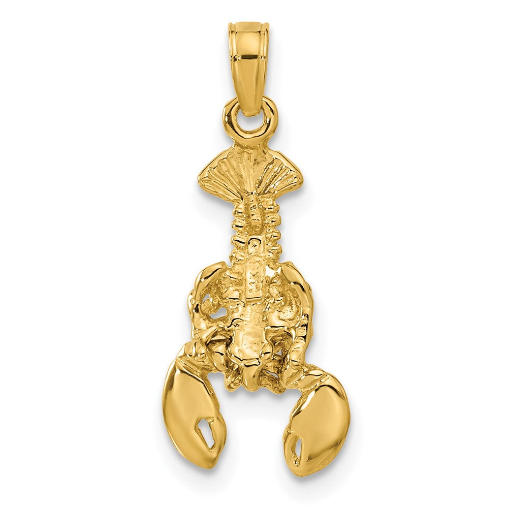 Gold Polished Lobster Pendants