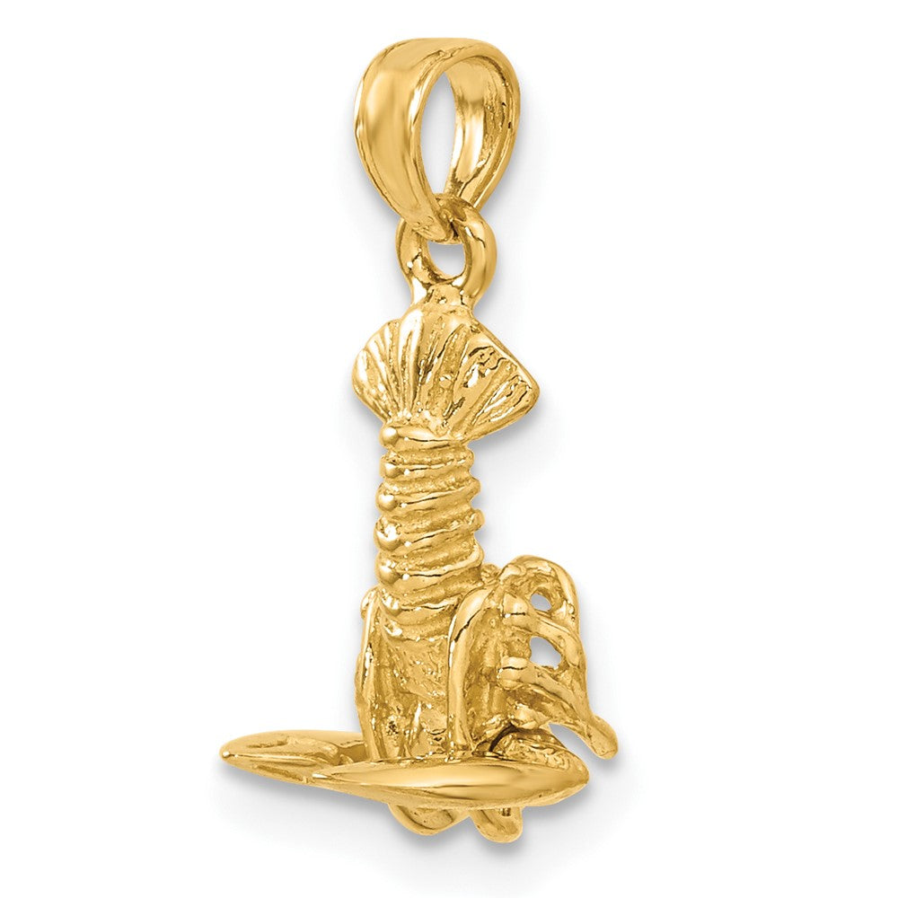 Gold Polished Lobster Pendants