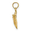 Gold Polished Sea Shell Pendants