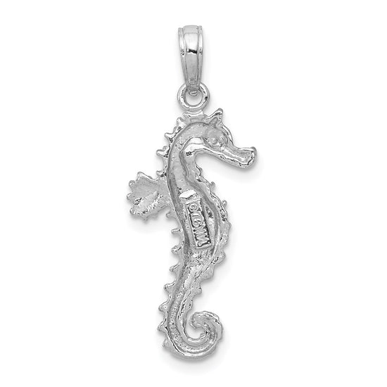 Gold Polished Seahorse Pendants