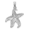Gold Polished Starfish Pendants