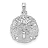 Gold Polished Sand Dollar Pendants