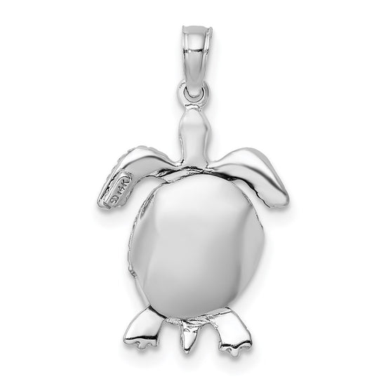 Gold Polished Turtle Pendants