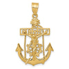 Gold Mariner Crucifix Pendants