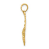 Gold Polished Fish Pendants
