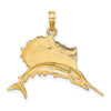 Gold Polished Fish Pendants