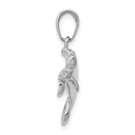 Gold Polished Manatee Pendants