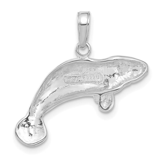 Gold Polished Manatee Pendants