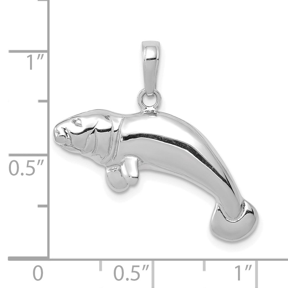 Gold Polished Manatee Pendants