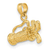 Gold Polished Golf Pendants