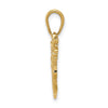 Gold Polished Golf Pendants