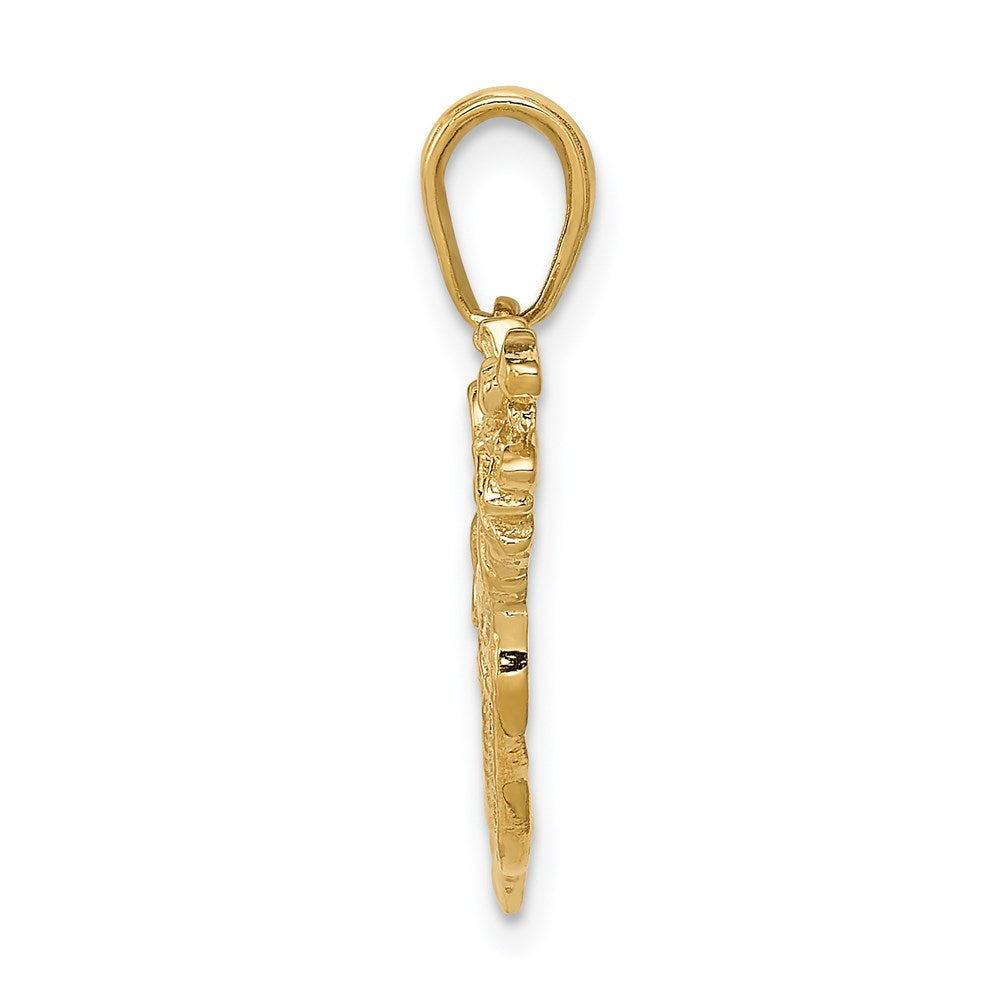 Gold Polished Golf Pendants