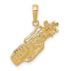 Gold Polished Golf Pendants