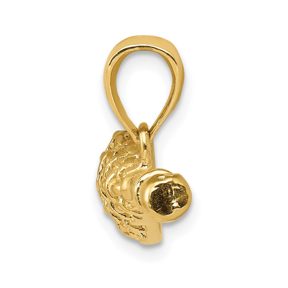 Gold Polished Lacrosse Pendants