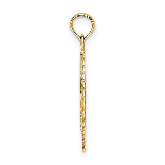 Gold Polished Gymnastics Pendants