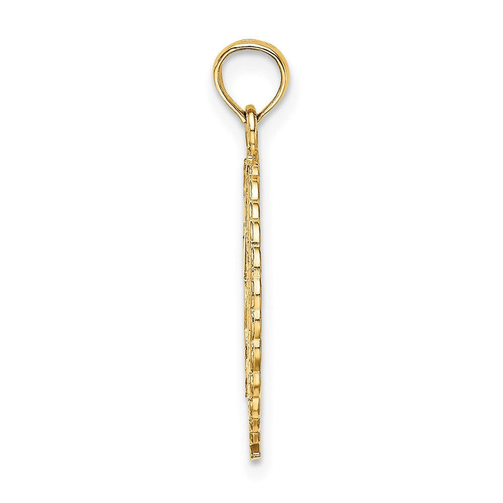 Gold Polished Gymnastics Pendants