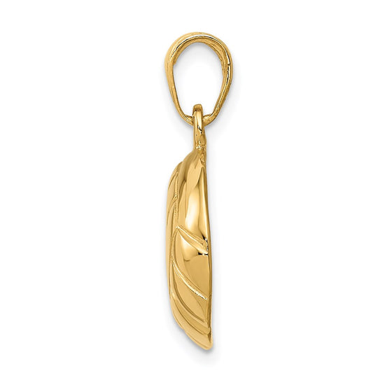 Gold Polished Volleyball Pendants
