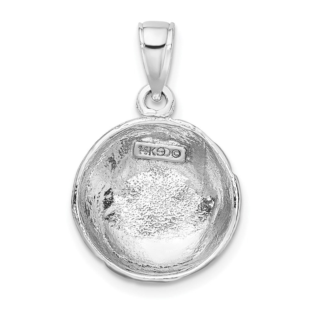 Gold Polished Volleyball Pendants