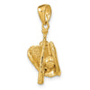 Gold Polished Sports Pendants
